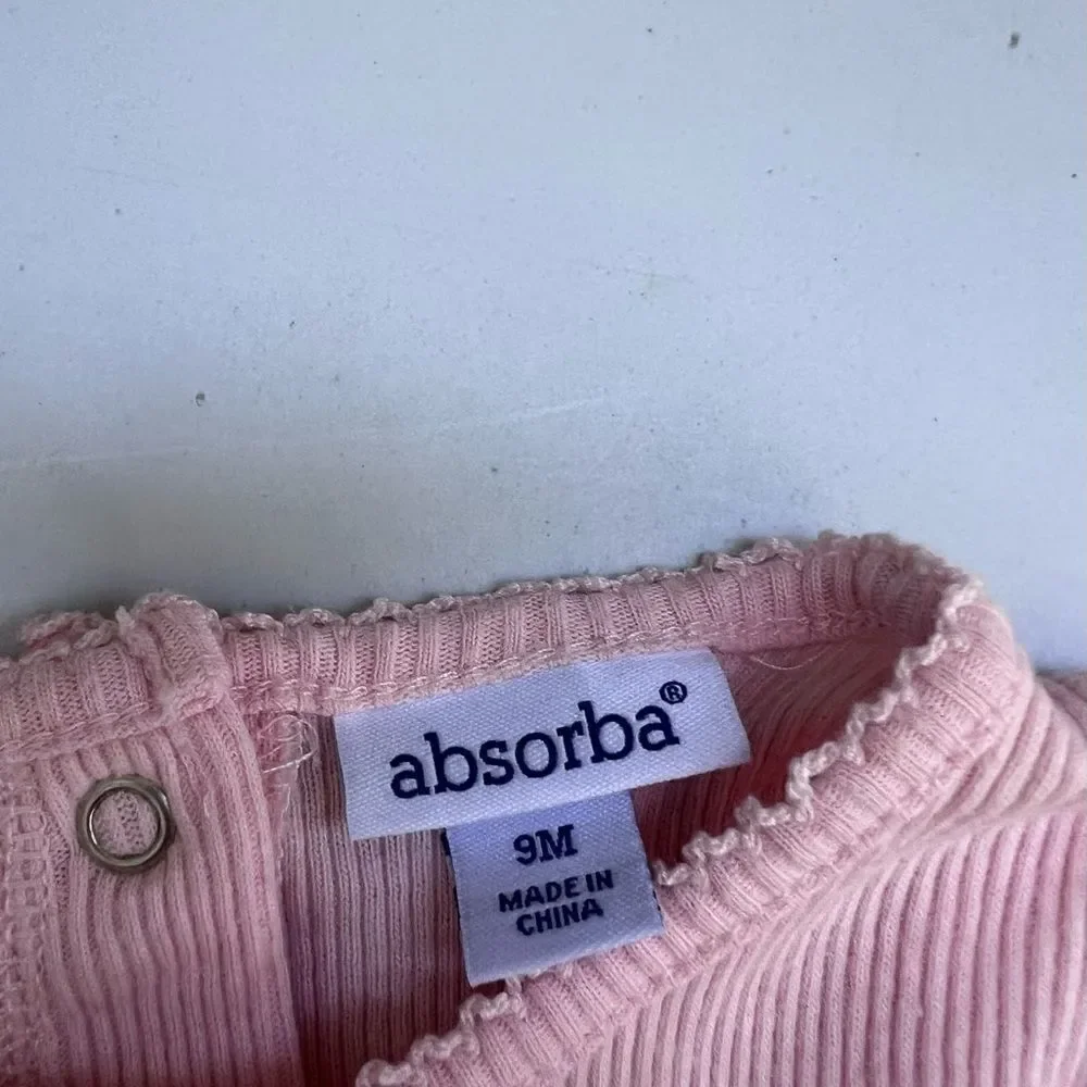 Absorba Dress Baby Girls  Pink Kitty Cat Tulle Tank Tutu Summer 9 month